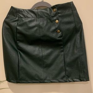 PU Leather Skirt
